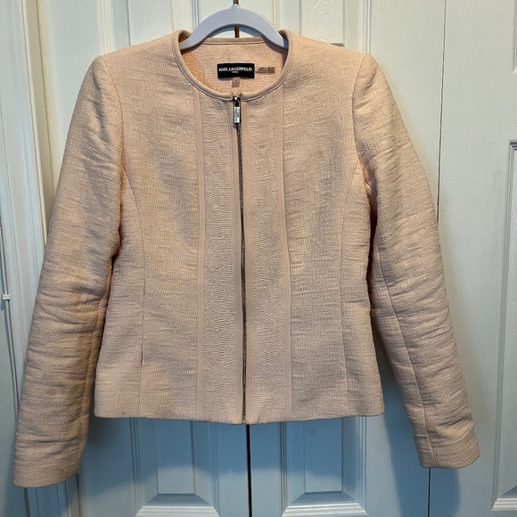 Karl Lagerfeld size 2 zippered jacket - Picture 1 of 14